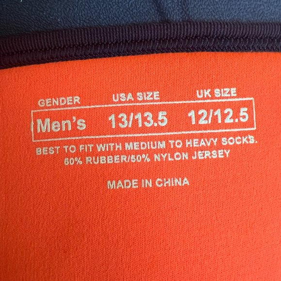 Muck Boots Men's Orange/Black Fabric Arctic Insulated  Waterproof Boots. - Picture 7 of 11